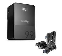 SMALLRIG V Mount Battery VB99, 99Wh / 6800mAh Mini V Lock Batterys with PD 100W USB-C Fast Charging, with V-Mount Battery Plate, for DSLR Camera, Camcorder, Tripod - 5048