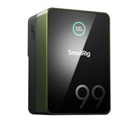 SMALLRIG V Mount Battery VB99 Pro, 99Wh / 6800mAh Mini V-Mount Battery w/PD 100W Fast Charging, with D-TAP, Dual USB-C & DC Ports, USB-A, TFT Display for Camera, Camcorder, Light, Green - 4974