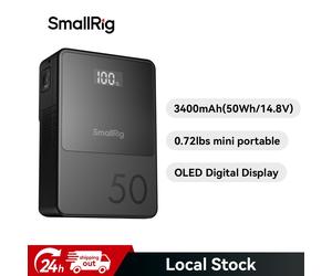 SmallRig VB50 V Mount Battery 3400mAh, 50Wh Camera V Lock Battery For Sony-3579B