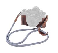 SMALLRIG Vintage PU Leather Case Kit for Nikon Z f w/Strap Brown-5096 | Includes Enhanced Grip, Scratch-Resistant Microfiber Lining, Aluminum Alloy Frame, and Shoulder Strap, Brown