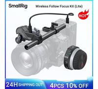 SMALLRIG Wireless Follow Focus Kit (Lite) with Handwheel Controller & Receiver Motor, A/B Stops & 15mm Rod Clamp, Compact Design, Widely Compatible with Cinema and Zoom Lenses with High Damping 4296B