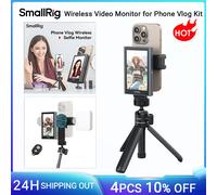 SmallRig Wireless Video Selfie Monitor Screen, Phone Vlog Kit for iPhone 17 Sync Rear Camera w/Magnetic Phone Holder Clip Remote 4851