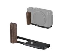 SMALLRIG Wooden L-Shape Grip for Panasonic S9 w/Arca QR Plate-5945 | Retro-Style Side Handle with 1/4"-20 Hole and Arca QR Plate, Compatible with MFT QR Plates and Tripods