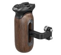 SMALLRIG Wooden Side Handle for Camera Cages with 1/4"-20 Threaded Holes, Left or Right Side Ergonomic Handgrip, 28mm / 1.1in Vertical Adjustment, 15kg / 33.1lb Load Capacity - 5237