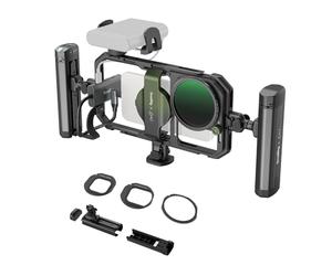 SMALLRIG x Brandon Li All-in-One Mobile Video Kit, Universal Quick Release Phone Video Rig Kit for iPhone 17 for SamSung for Pixel, with 67mm VND Filter Wireless Rotatable Handles for M.2 SSD - 4596B