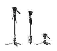 SMALLRIG x Potato Jet TRIBEX PRO 67" Carbon Fiber Monopod for Camera - 6286 | X-Clutch One-Touch Hydraulic Deployment, Fluid Head 6kg / 13.2lb Payload, Fit for MFT 501PL Plate, One-Step Foot Pedal Switch