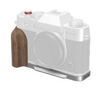 SMALLRIG X-T30/X-T30 II/X-T30 III L-Shaped Mount Plate with Wooden - 5667 | Handle for FUJIFILM, Built-in Quick Release Plate for Arca, 1/4"-20 Threaded Hole, Shutter Button