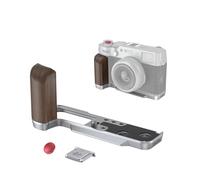 SMALLRIG X100VI / X100V Handgrip - 4804 | Wooden L-Shape Grip for FUJIFILM X100VI / X100V Camera, Built-in Quick Release Plate for Arca, with Shutter Button and Hot