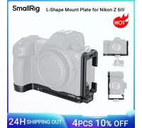 SmallRig Z 6III L-Shape Mount Plate for Nikon Z 6III, L Plate for Arca-Swiss with 1/4"-20 Threaded Holes, Cold Shoe Mount -4523 L-Shape 4523