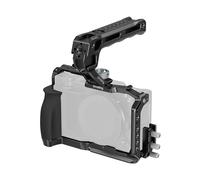 SMALLRIG ZR Cage Kit for Nikon ZR w/Silicone Grip & Top Handle-5647 | Full Cage with Silicone Grip, Top Handle for ARRI, HDMI Cable Clamp, Built-in Cold Shoe, and Arca QR Plate