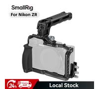 SMALLRIG ZR Camera Cage Kit for Nikon ZR, Full Cage with Silicone Grip, Top Handle for ARRI, Cable Clamp for HDMI, Built-in Cold Shoe and Quick-Release Plate for Arca - 5647
