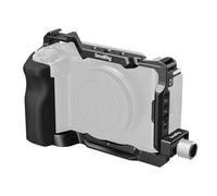 SmallRig ZV-E1 Cage Kit with Silicone Grip and Cable Clamp for HDMI, Full Camera Cage Kit for Sony ZV-E1, Built-in Quick Release Plate for Arca-Type, Cold Shoe Mounts, for DJI Mic 2-4257B