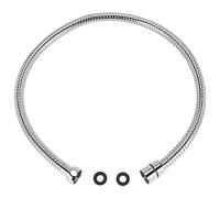 Smallterm Shower Hose Universal Replacement Bathroom Flexible Shower Pipe with 2 Washers Flexible Stainless Steel Bathroom Water Shower Hose (80cm / 31.49 in)