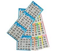 SmallToys Bingo Paper Game Cards - 3 cards - 5 sheets - 100 books of 5 sheets