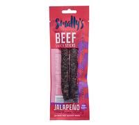 Smally's Biltong - Beef Snack Sticks, Jalapeno Beef Droewors, High Protein Beef Snack, Traditional South African Air Cured Beef Sausage - 40g x 15 Pack