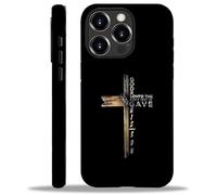 SmaMZ for iPhone 16 Pro Max Case, T2 Cross God Shockproof Rugged Cover Dual Layer Soft TPU Hard PC Bumper Case Design for iPhone 16 Pro Max