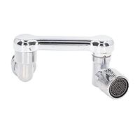 Smandy 1080 Degree Rotating Faucet Extender with 4-Layer Filter Copper Construction for Kitchen Bathroom Cleaning