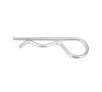 Smandy 10pcs B Type Cotter Pin Clips, Galvanized Iron Retaining Pins Spring Clips for Hydraulic Support Machinery, with Multiple Sizes 3mm 3.5mm 4mm (4*75mm（10pcs）)