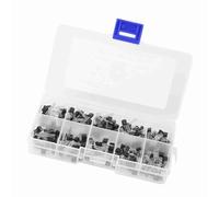 Smandy 200pcs 10 Values Transistor Assortment Kit, NPN PNP TO92 BC327 to BC558 Transistors with Transparent Storage Box, for Electronic Professionals or Enthusiasts