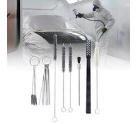 Smandy 21Pcs Cleaning Kit Hardware Accessory Hand Tool, Cleaning Kits Tool, Airbrush Parts Portable for Spray with Different Brushes 21Pcs Hardware Accessory Hand