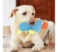 Smandy 2PCS Squeaky Dog Chew Toys, Soft Plush Material, Cute Duck and Monkey for Small to Large Dogs
