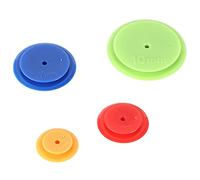 Smandy 4PCS Sewing Craft Circle Wheel, Plastic Tracing Wheels for Sewing and Quilting with Seam Admission Makers for Craft Enthusiasts