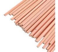 Smandy 50PCS Wooden Pencil, HB Hex Rod and 2B Triangular Rod Graphite Writing Pencils, Original Wood, with Smooth Clear Writing, for Primary School Students (2B)