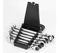 Smandy 6PCS Ratchet Wrenches, 180° Flexible Head, Multi-Functional Set for Car Repair, Bikes and Electronics