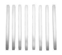 Smandy 8 Pcs 12.6 Inch Stainless Steel Steam Table Dividers Adapter Bar Table Adapter Bar for Commercial Kitchen Hotel Pan Configuration with Food Grade Stainless Steel