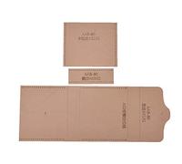 Smandy Acrylic Coin Purse Template, DIY Leather Mould Stencil for Crafting with High Impact, Good Transparency and Lightweight Design