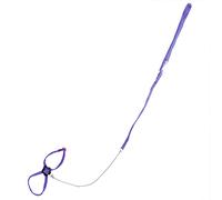 Smandy Adjustable Bird Harness Soft Safe Fiber Pet Strap for Outdoor Training and Playing with Washable Reusable Design (Purple)