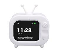 Smandy AI Voice Chat Robot, Multilingual Home Assistant with 60 Plus Languages, 2 Inch Screen, Weather Clock Alarm, 5W Speaker, 900mAh Battery for Kids Adults Home Learning Work