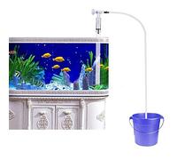 Smandy Aquarium Siphon Vacuum Gravel Cleaner with Switch Valve and Hose for Fish Tank Water Change