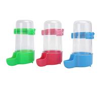 Smandy Automatic Bird Feeder and Water Dispenser 3Sets Drinker Feeder Waterer with Clamp-On Design for Bird Cage Clean Feeding