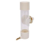 Smandy Bird Feeders and Waterers Automatic Water Feeder Drinker Cage Accessories for Cockatiel Budgie Conure Lovebirds Bird Water Dispenser, Parakeet Food (Flat Top)