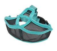 Smandy Breathable Short Muzzle Dog Muzzle Adjustable Mesh Bulldog Mouth for French Bulldogs Boston Terriers (M)