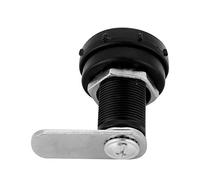 Smandy Cabinet & Drawer Locks Cam 3 Digit Furniture Cabinet Lock, Secure Drawers No Screw Needed Multi Coded Options for Different Thickness Zinc Alloy Combination Code Lock (L=19 0.5~12mm