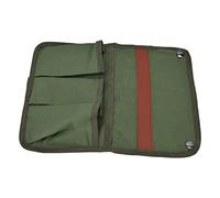 Smandy Chair Armrest Storage Bag, Lightweight Oxford Cloth Organizer for Remote Controls and Essentials for Home Office and Dorm (Green)