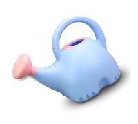 Smandy Children Watering Can, Plastic with 1.5L Capacity, Cute Elephant Shape for Kids in Gardening Activities (Blue)
