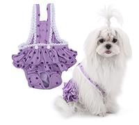 Smandy Cotton Pet Pants Dog Diapers Adjustable Shoulder Strap Soft Breathable with Hook and Loop Design for Small Medium Large Dogs (XXL)
