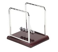 Smandy Desktop Decorative Items Physics Educational Learning Toy Iron Balance Pendulum Balls for Home Office Desk Ornament Gift Entertainment Swinging Kinetic Balls, Balance Ball Toy (Large square