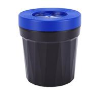 Smandy Desktop Garbage Can Mini Car Trash Can with Lid, ABS Cup Holder Garbage Bin for Car Office Home Office Supplies