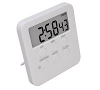 Smandy Digital Kitchen Timer, Small Digital Productivity Timer with Count Up Down 23H59M59S, 3 Sound Modes Memory Function Magnet Stand for Cooking Study Teaching