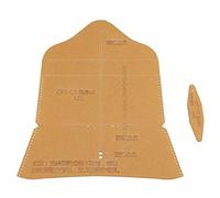 Smandy DIY Leather Craft Clear Eyeglasses Case Glasses Bag Template Set Acrylic Leather Pattern Stencil Leathercraft Accessories Handmade Craft