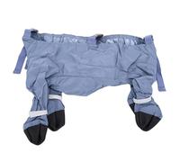 Smandy Dog Suspender Boots, Waterproofing Adjustable Buckles and Reflective Edging Breathable Dog Boots Leggings for Outdoor Belly Protector (XL)