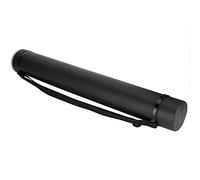 Smandy Drawing Storage Tube, Telescopic Design with Adjustable Length 24.8in to 42.5in for Artists, Architects and Students (Black)
