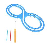 Smandy Knitting Loom Set, Plastic Knitting Tools for Blanket, Socks, Scarf, Hat, with Crochet and Suture Needles for All Skill Levels