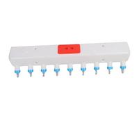 Smandy Lamb Nipples Drink Feeder, ABS Lamb Teat Milk Feeder with 9 Nipples, Easy Clean Resistant Feeding Tool for Lambs Piglets Goats and Calves