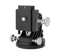 Smandy Latitude Adjustment Seat, Aluminum Alloy Telescope Mount, Versatile Angle Adjustments for Astrophotography and Observation (All Black)