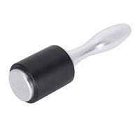 Smandy Leather Carving Hammer Nylon Mallet Leathercraft Stamping Tool with Nylon Head Aluminum Handle for Leather Craft Professional Amateur (Black)
